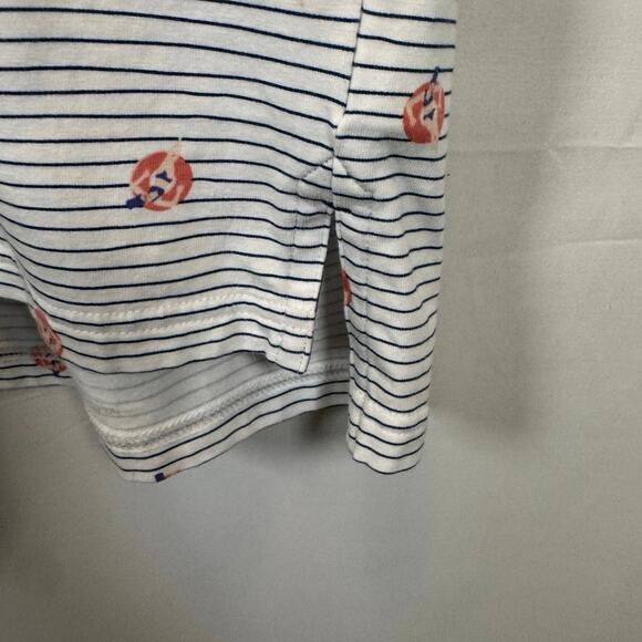 Johnnie-O Men’s M Linxter Golf Polo Shirt White Striped Stretch Performance EUC - Picture 7 of 10